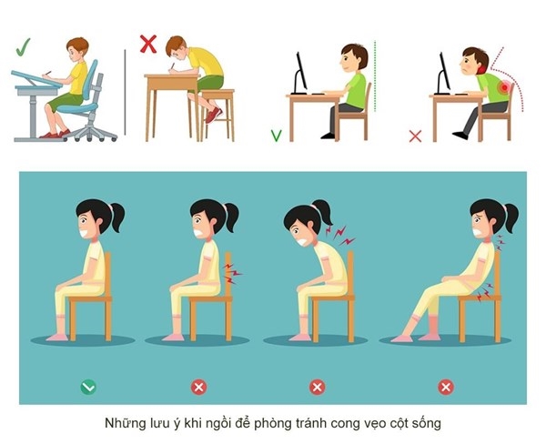 nguyên nhân cong vẹo cột sống